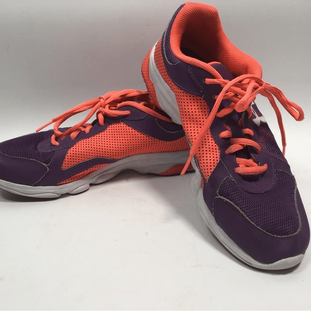 Under Armour Purple/Orange Athletic Shoes 6Y or 7.5 Women